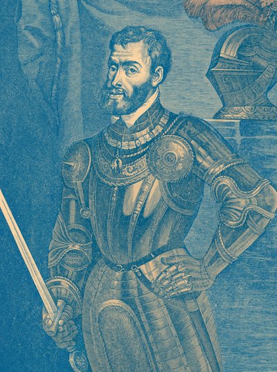 Charles V (1500-58) (engraving) by Lancelot Volders