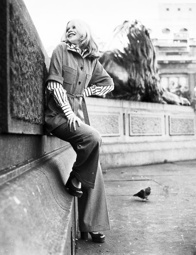 Check trouser suit, October 1972 by Unbekannt