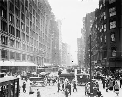 Chicago, Ill., State St. & Marshall Fields by Unbekannter Künstler