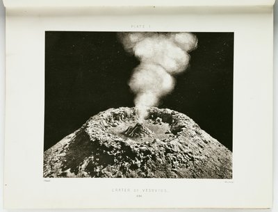 Crater of Vesuvius by Unbekannter Künstler