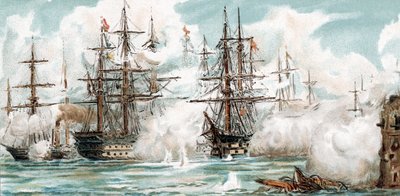 Crimean War - Bombardment of Sevastopol by Unbekannter Künstler