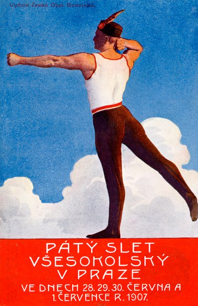 Czech advertisement for Sokol Slet by Unbekannter Künstler
