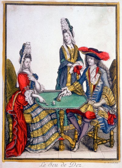 Dice Game by Unbekannter Künstler