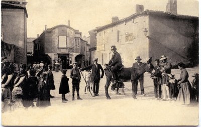 Donkey tower around 1900, Carcassonne by Unbekannter Künstler