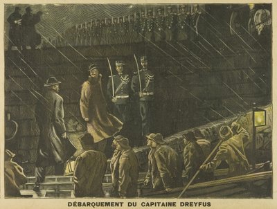 Dreyfus landing, 9 July 1899 by Unbekannt