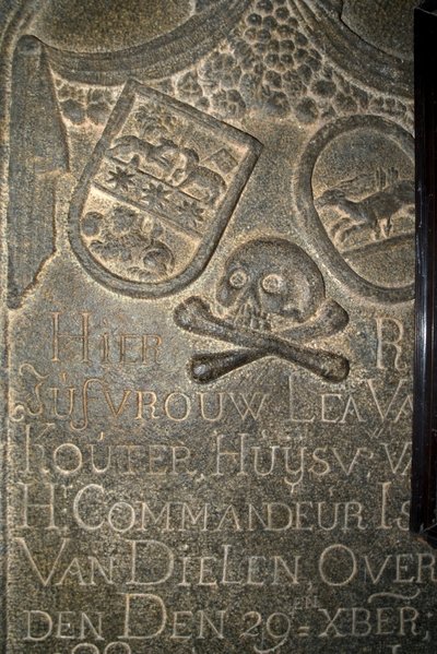 Dutch gravestone in St. Francis Church by Unbekannt