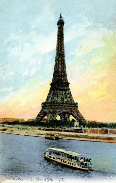 Eiffel Tower, Paris by Unbekannter Künstler