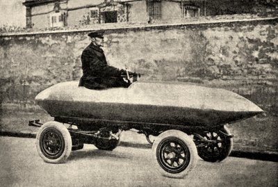 Electric racing car by Unbekannter Künstler