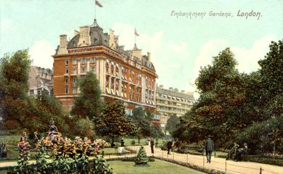 Embankment Gardens London by Unbekannter Künstler