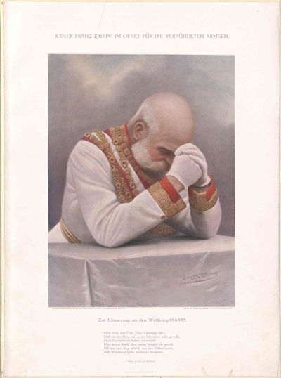 Emperor of Austria Franz Joseph I by Unbekannter Künstler