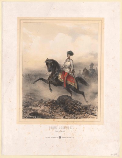 Emperor of Austria Franz Joseph I by Unbekannter Künstler