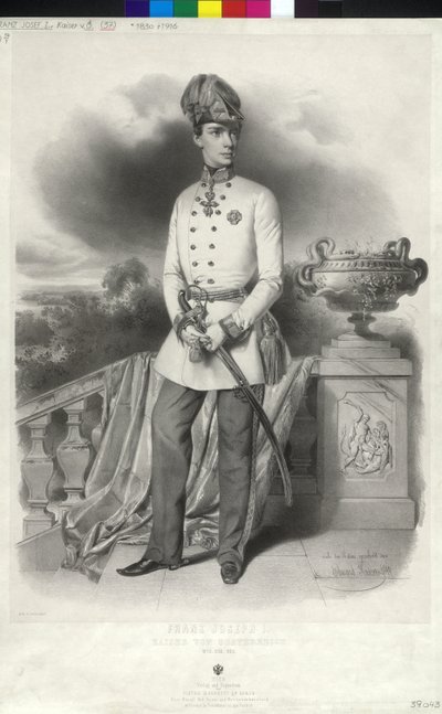 Emperor of Austria Franz Joseph I by Unbekannter Künstler