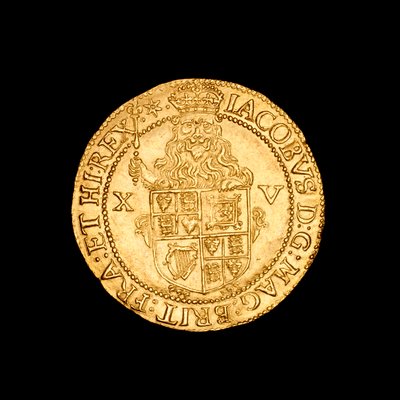 English hammered gold spur ryal Coin by Unbekannter Künstler