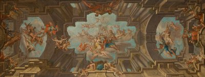 Design for a Ceiling Painting by Unbekannter Künstler