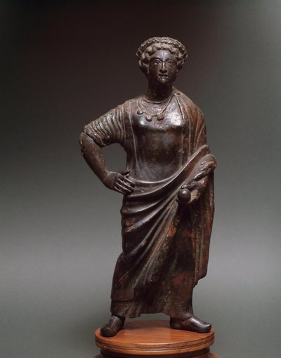 Etruscan Civilization: Young Woman (Bronze Sculpture) by Unbekannt