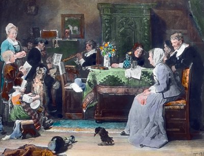 Family Concert by Unbekannter Künstler