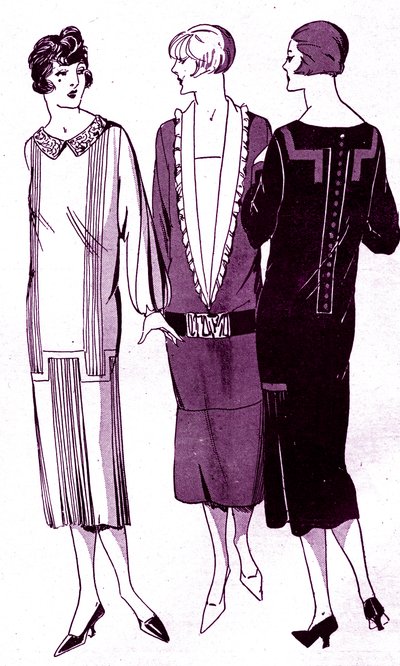Fashion: Dresses in May 1925 by Unbekannter Künstler