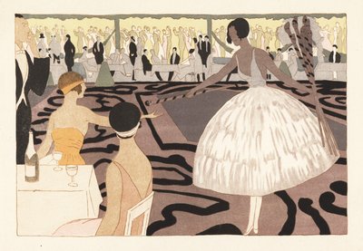 Fashionable dance party in Paul Poiret