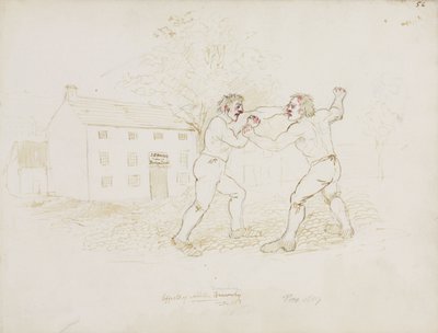 Fighting, Northumberland, c. 1805-1820 by Unbekannt