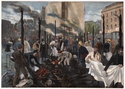 Fire at the Charity Bazaar by Unbekannter Künstler