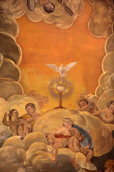 Fresco in Palacio Episcopal, Malaga, Spain by Unbekannt