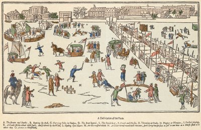 Frost Fair on the Thames by Unbekannter Künstler