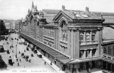 Gare du Nord, Paris, c. 1900 by Unbekannter Künstler