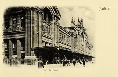 Gare du Nord, Paris, c. 1900 by Unbekannter Künstler