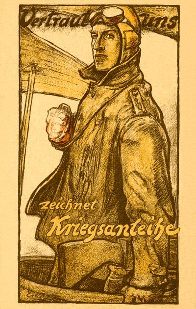 German WW1 War Bonds Poster by Unbekannter Künstler