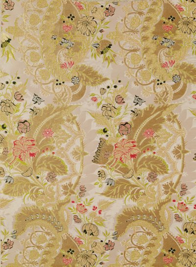 Gold brocade, French, early 18th century by Unbekannt