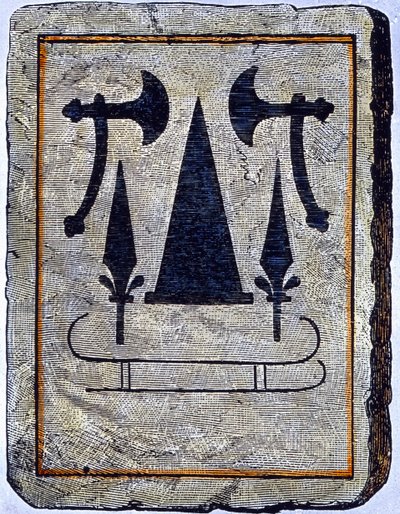 Grave Plate by Unbekannter Künstler