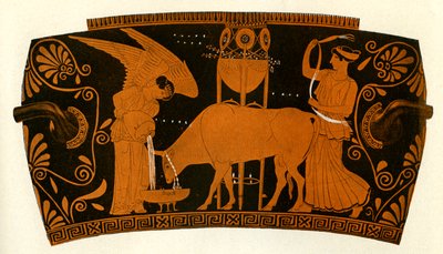 Greek Red Figure Vase by Unbekannter Künstler