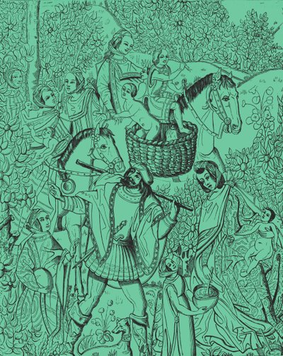 Gypsies on the March by Unbekannter Künstler
