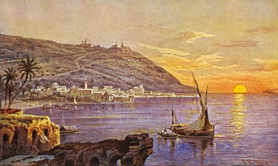 Haifa and Mount Carmel by Unbekannter Künstler