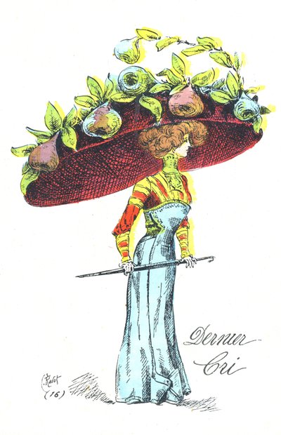 Hat of enormous proportion by Unbekannter Künstler