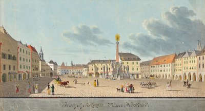 Main Square of Wiener Neustadt by Unbekannter Künstler