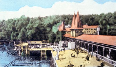 Heviz Thermal Lake, Hungary, c. 1920 by Unbekannter Künstler