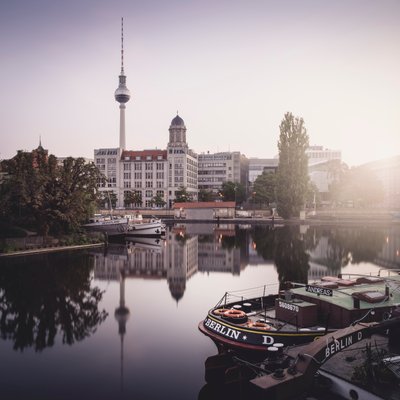 Historic Harbor, Berlin, Germany, 2015 by Leopold Blonder