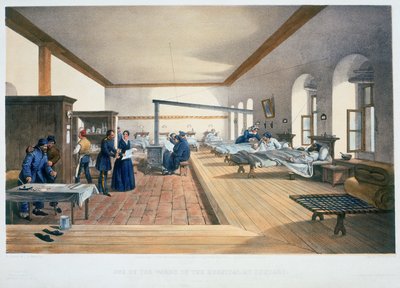 Hospitals Hospital ward, Scutari, Crimea by Unbekannter Künstler
