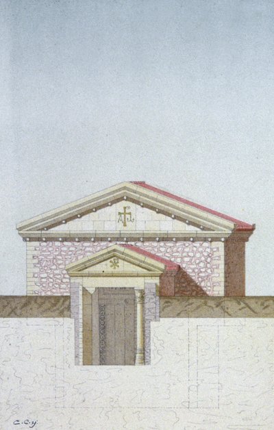 Hypogee Martyrium of Poitiers by Unbekannter Künstler