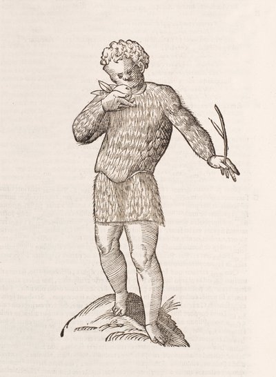 Illustration of a man by Unbekannt