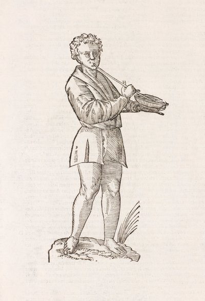 Illustration of a man by Unbekannt