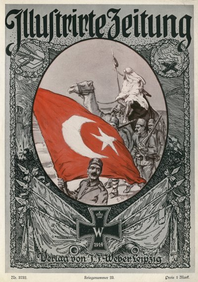 Illustrirte Zeitung: Front Cover, 7 January 1915 by Unbekannter Künstler
