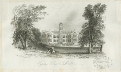 Ingestre Hall by Unbekannt