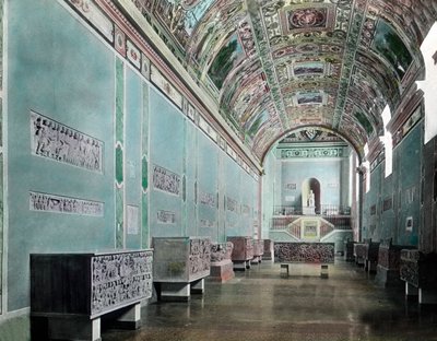 Inside the Lateran Museum by Unbekannter Künstler