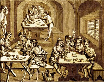 Interior of a Hostelry by Unbekannter Künstler