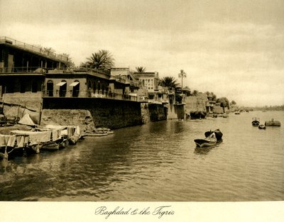 Iraq - Baghdad and the Tigris by Unbekannter Künstler