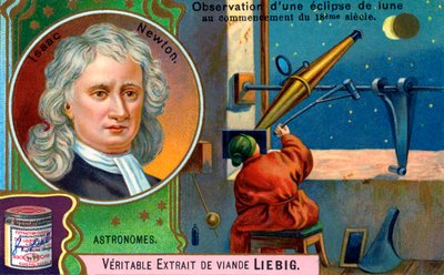 Isaac Newton by Unbekannter Künstler