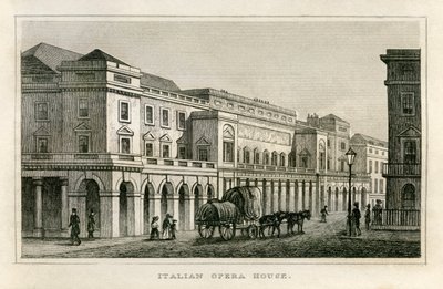 Italian Opera House, Haymarket by Unbekannt