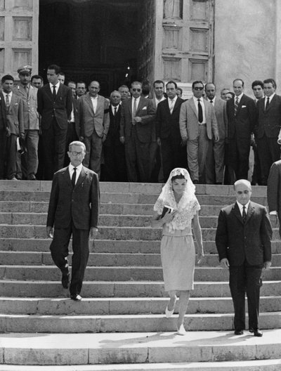 Jacqueline Kennedy in Italy by Unbekannt